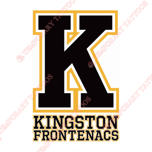 Kingston Frontenacs Customize Temporary Tattoos Stickers NO.7331